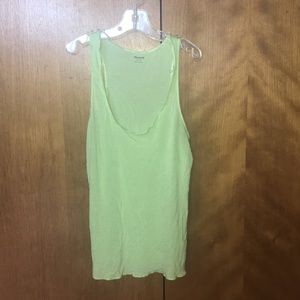 Neon Lime Green Madewell Tank